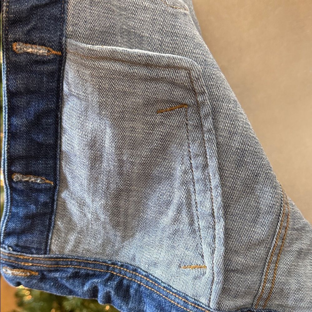 J.Crew Denim Jacket Classic Medium Wash Stretch Small - Picture 8 of 9